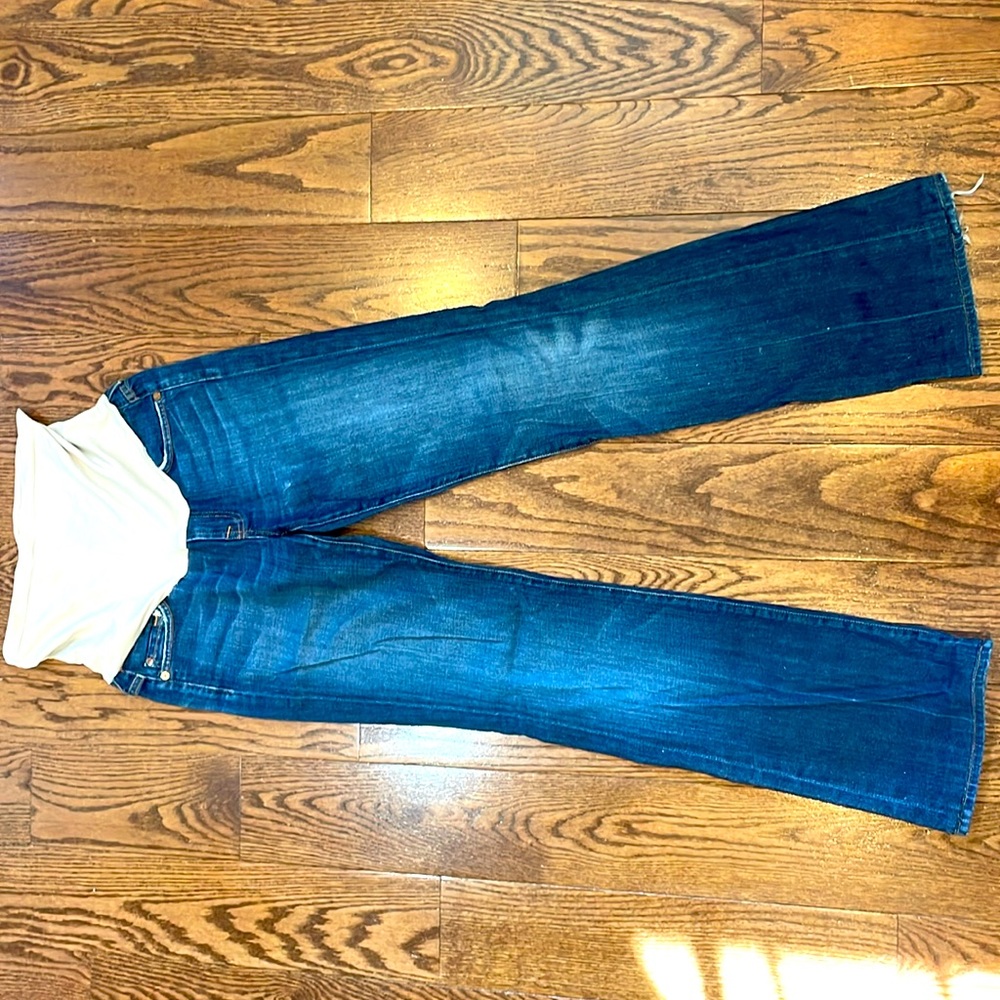 7 for all mankind pea in the pod maternity jeans